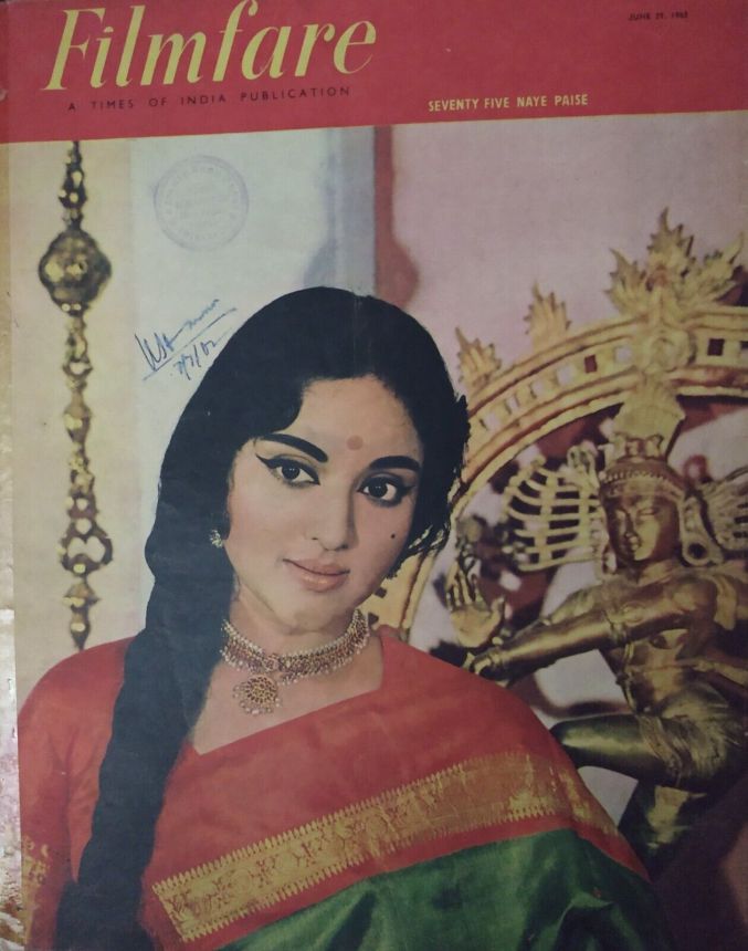 FILMFARE magazine side cover 29 June 1962
