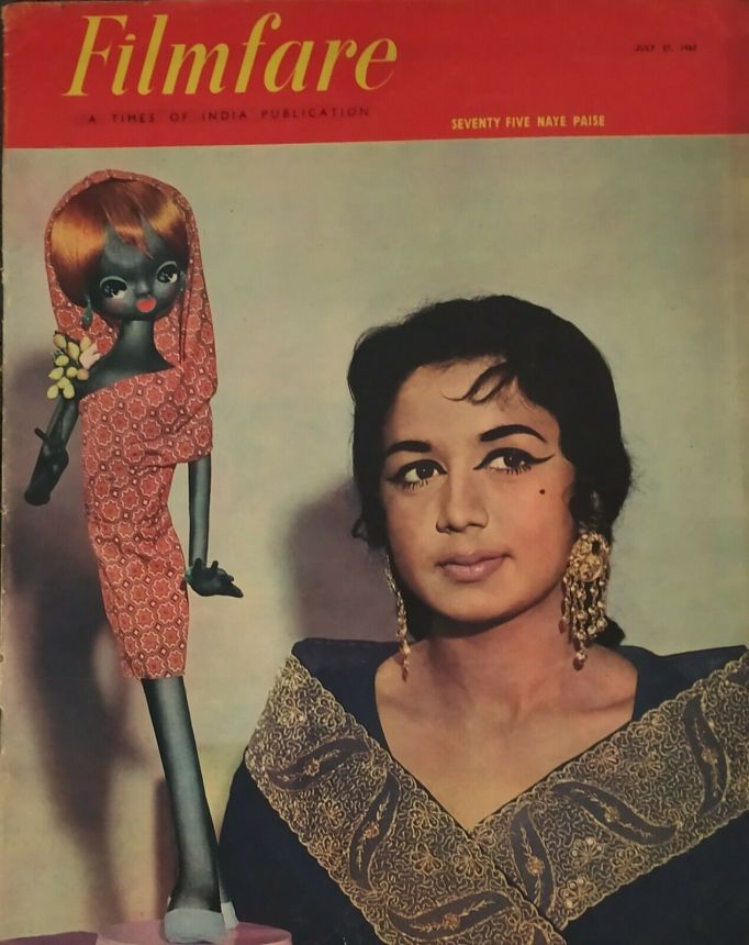 FILMFARE magazine side cover 27 July 1962