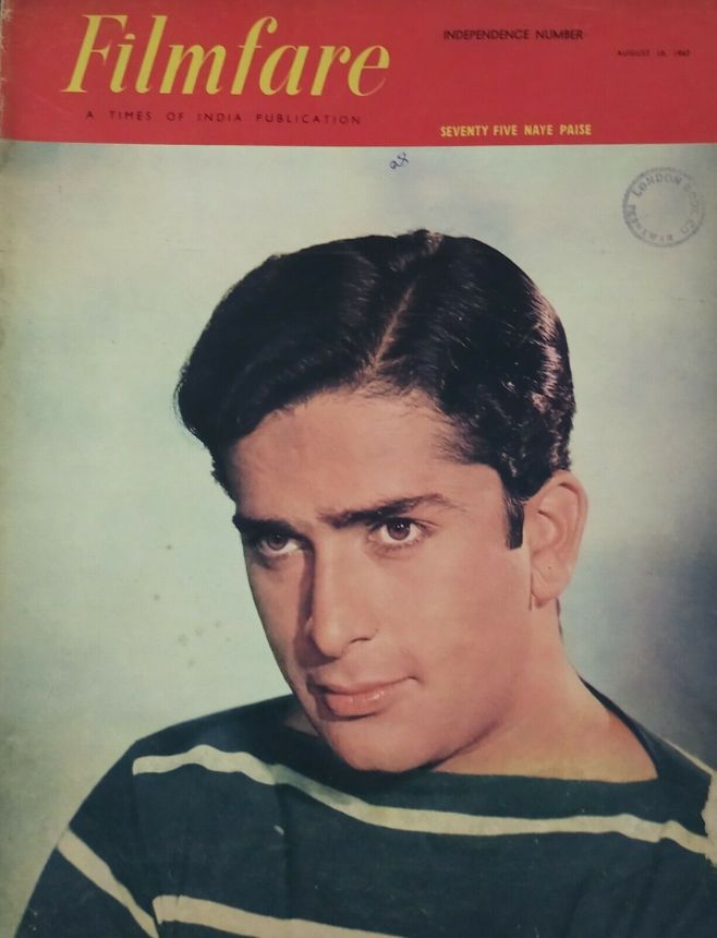 FILMFARE magazine side cover 10 August 1962