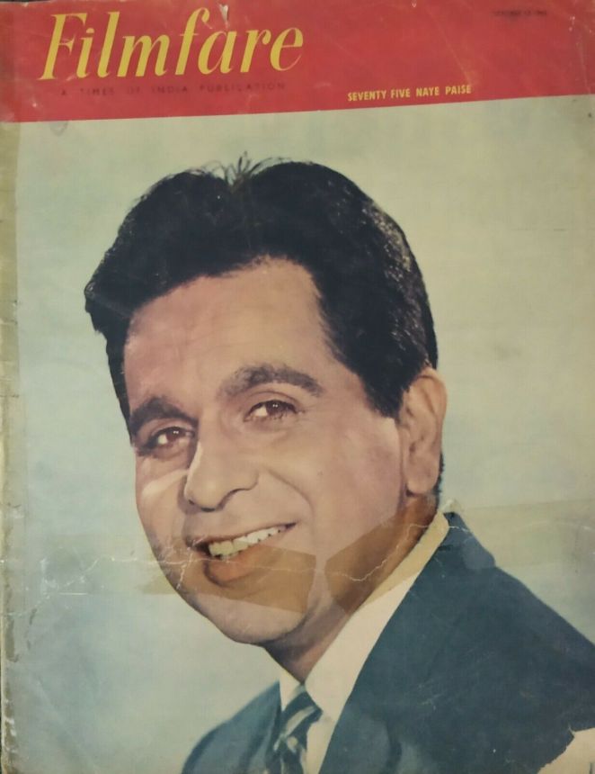 FILMFARE magazine side cover 4 October 1962