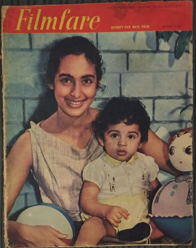 FILMFARE magazine side cover 19 October 1962