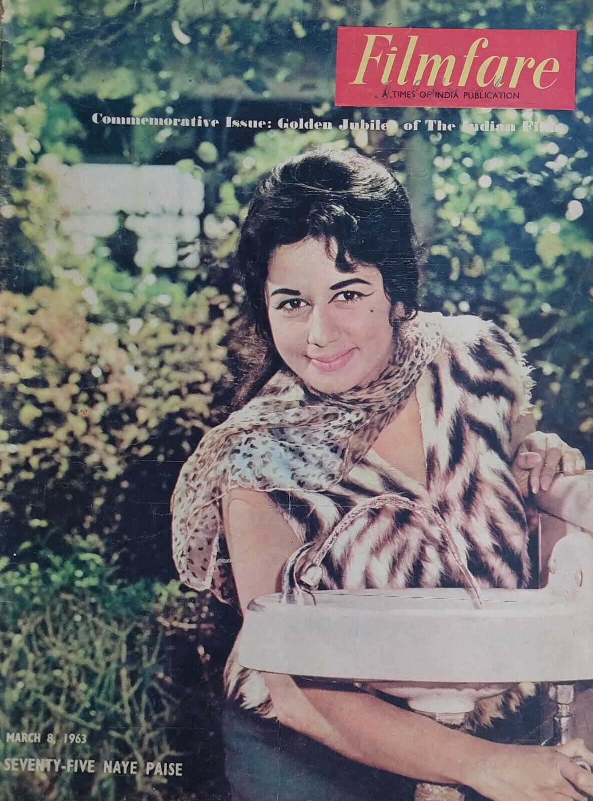 FILMFARE magazine side cover 8 March 1963