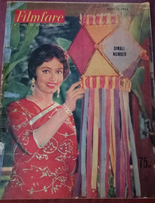 FILMFARE magazine side cover 15 November 1963