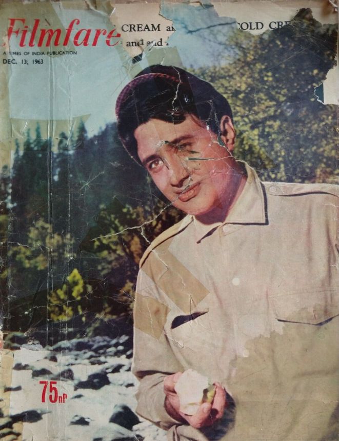 FILMFARE magazine side cover 13 December 1963