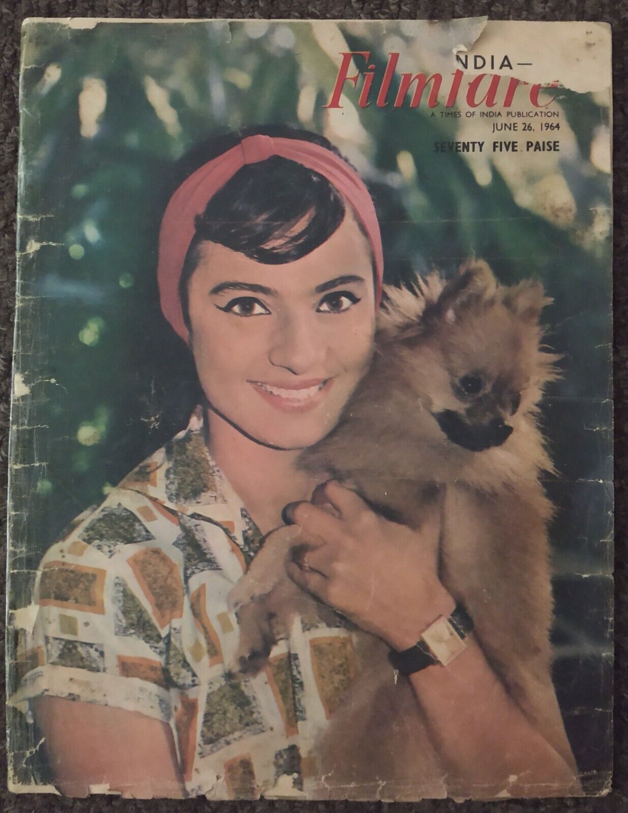 FILMFARE magazine side cover 26 June 1964