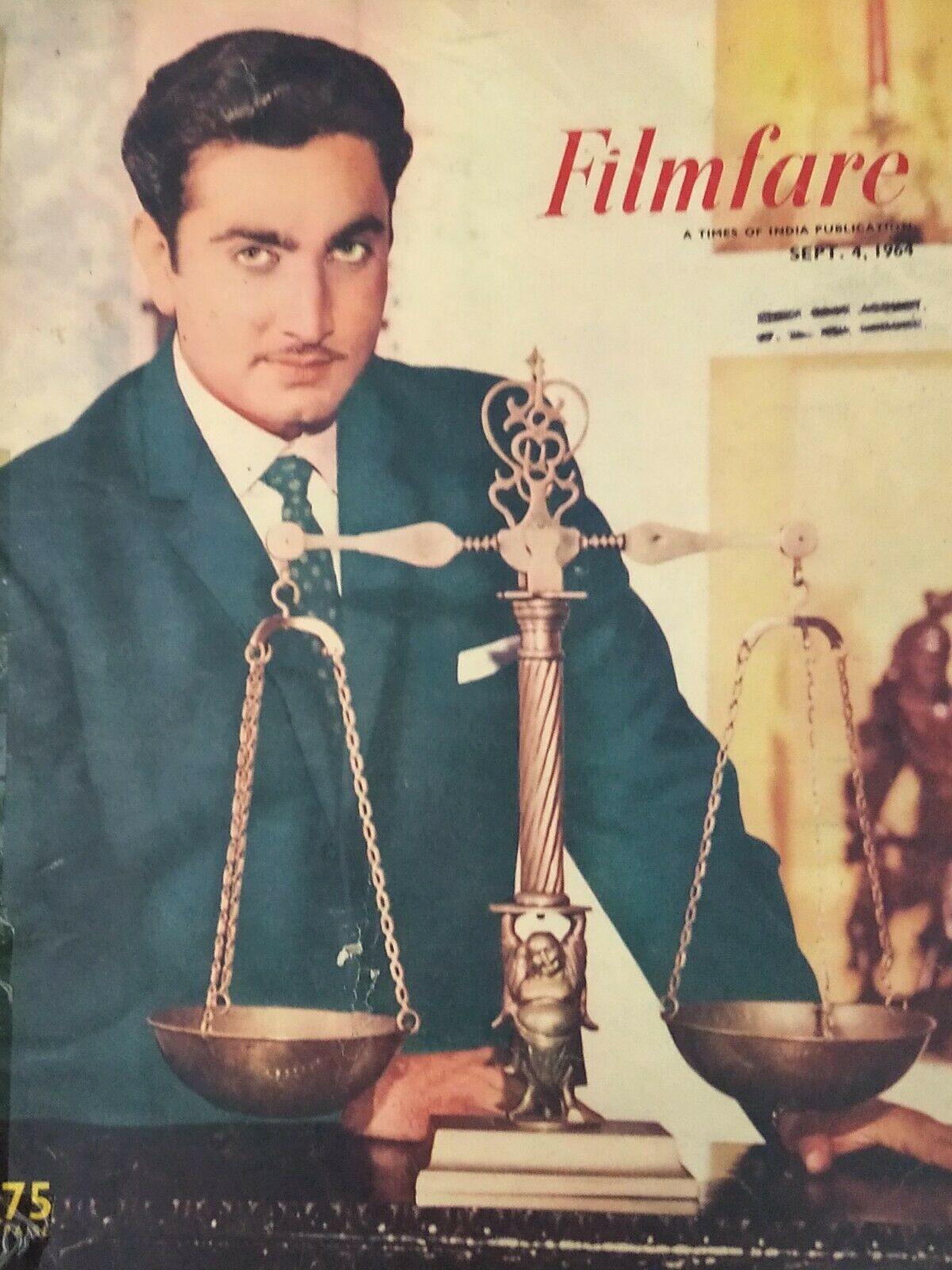 FILMFARE magazine side cover 4 September 1964