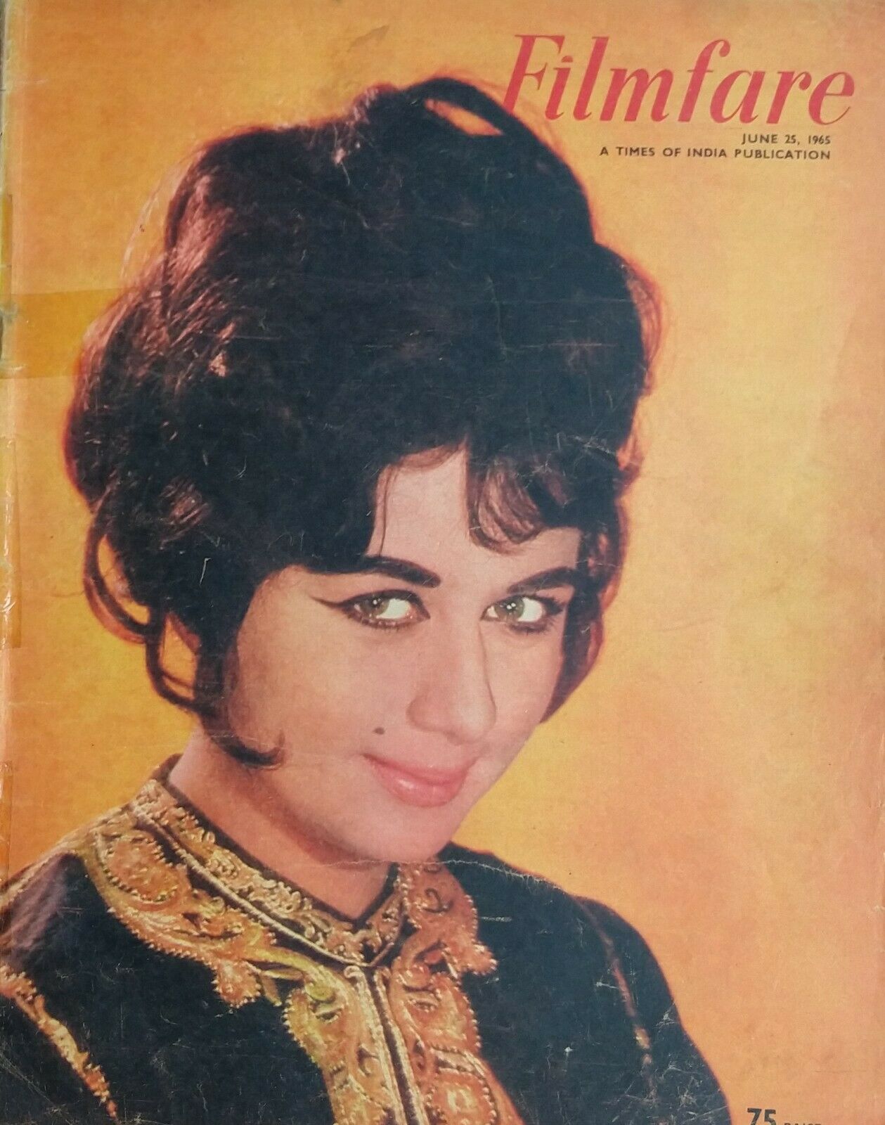 FILMFARE magazine side cover 25 June 1965