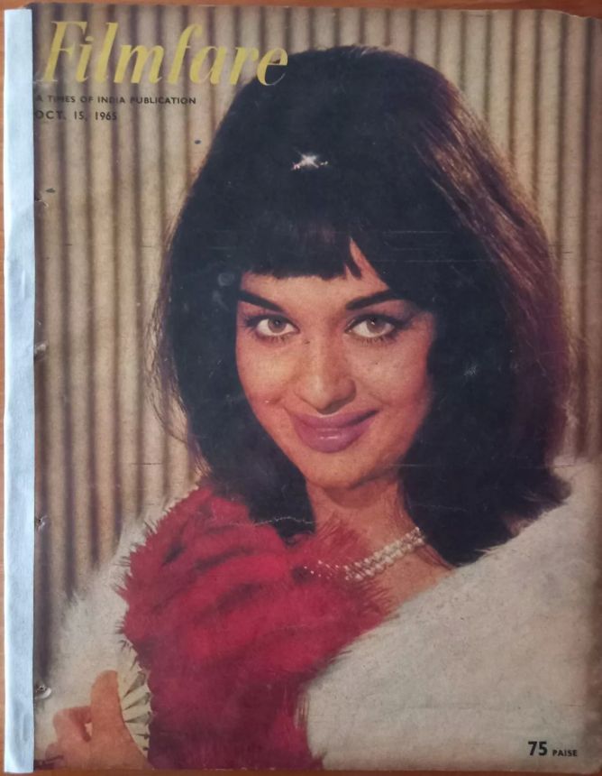 FILMFARE magazine side cover 15 October 1965