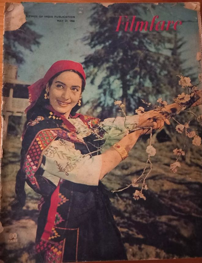 FILMFARE magazine side cover 27 May 1966