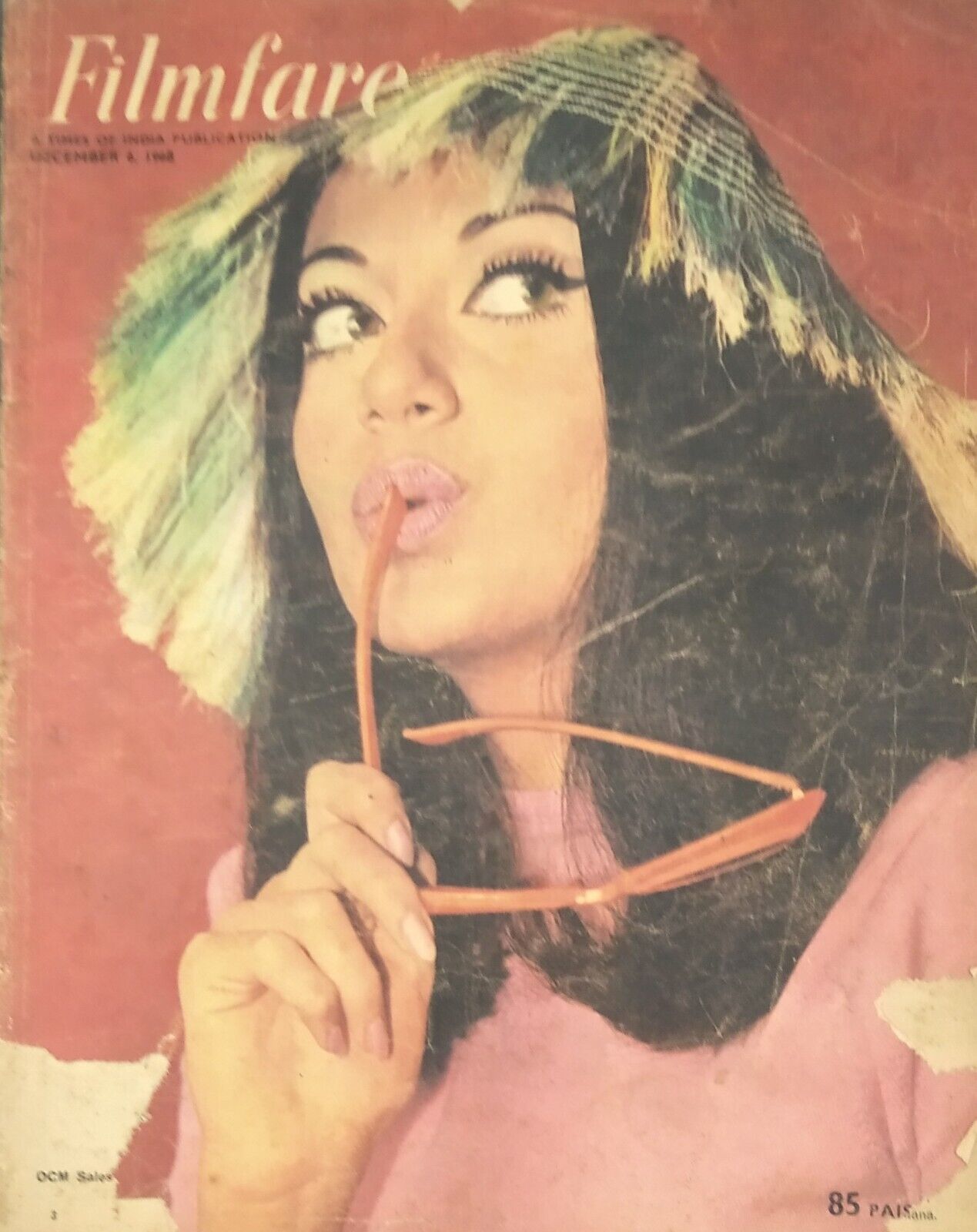 FILMFARE magazine side cover 6 September 1968