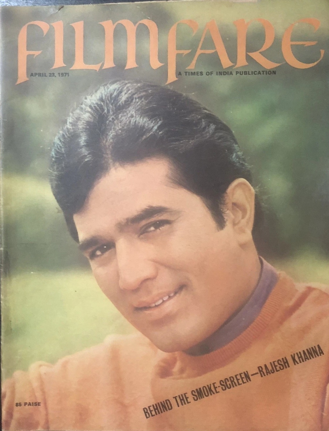 FILMFARE magazine side cover 23 April 1971