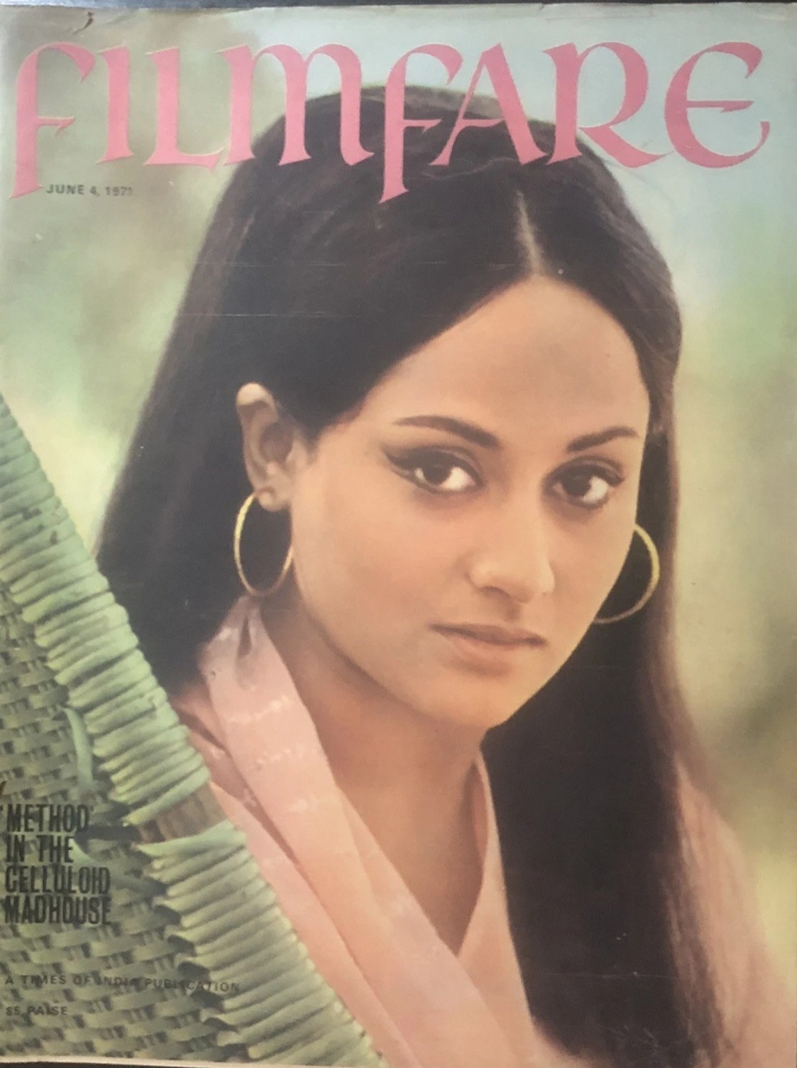 FILMFARE magazine side cover 4 June 1971