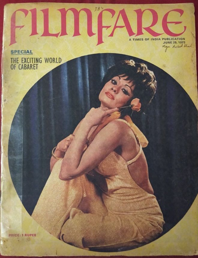 FILMFARE magazine side cover 29 June 1973