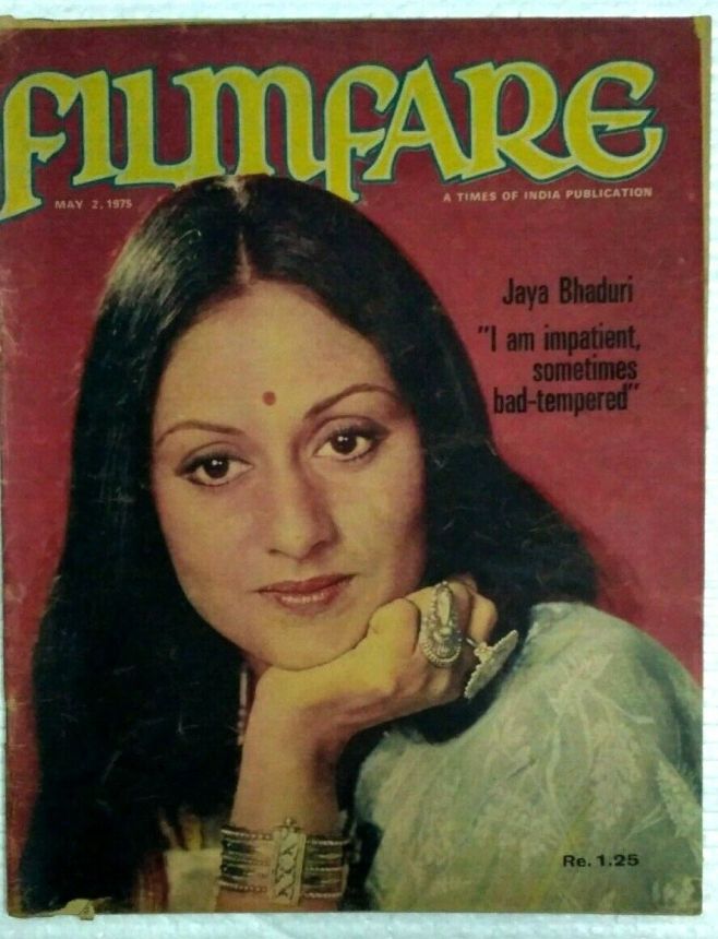 FILMFARE magazine side cover 2 May 1975