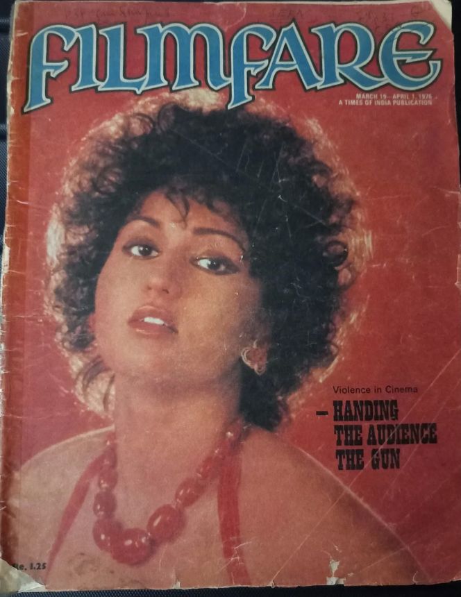 FILMFARE magazine side cover 19 March 1976