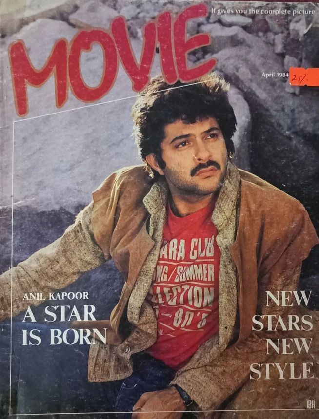 FILMFARE magazine side cover 1 April 1984