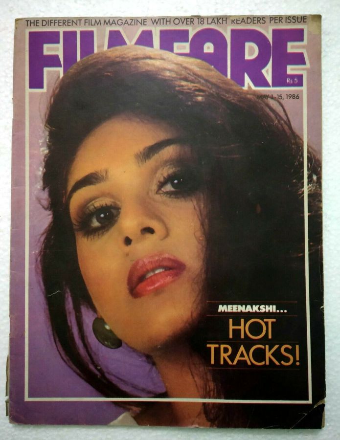 FILMFARE magazine side cover 1 May 1986