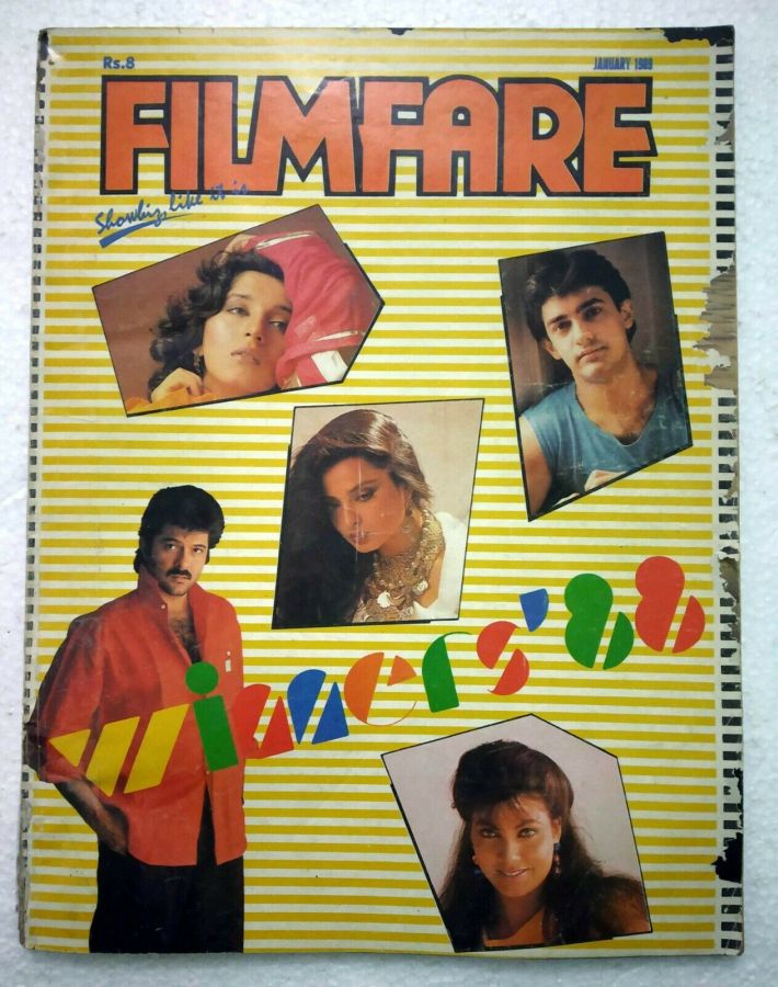 FILMFARE magazine side cover  January 1989