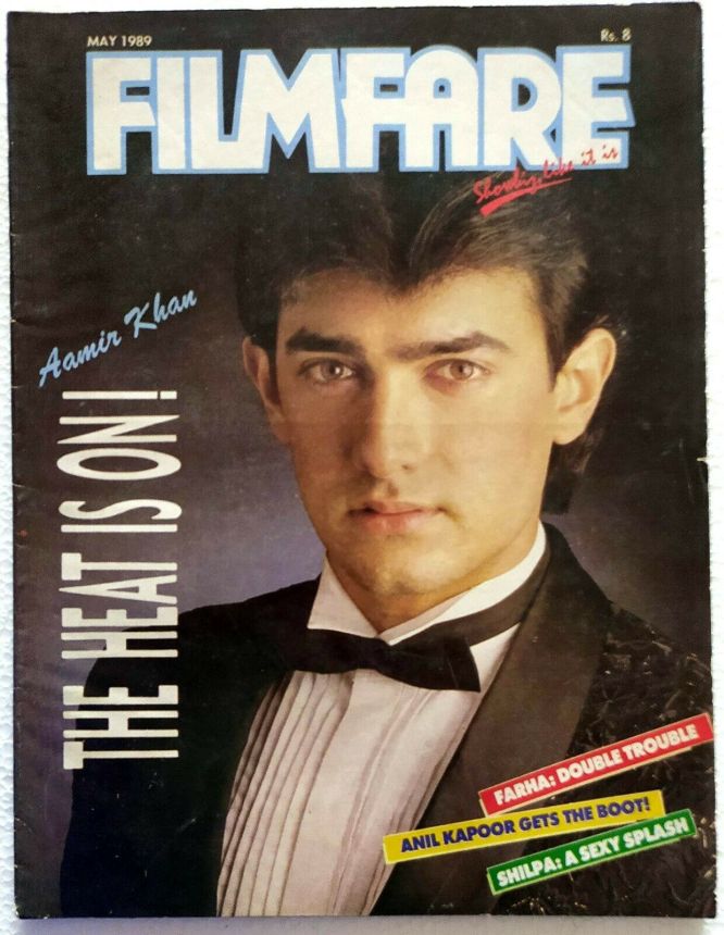 FILMFARE magazine side cover  May 1989