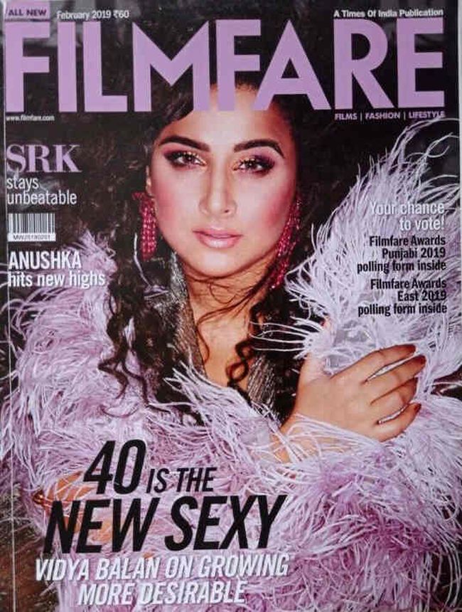 FILMFARE magazine side cover  February 2019
