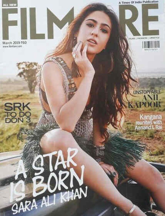 FILMFARE magazine side cover  March 2019