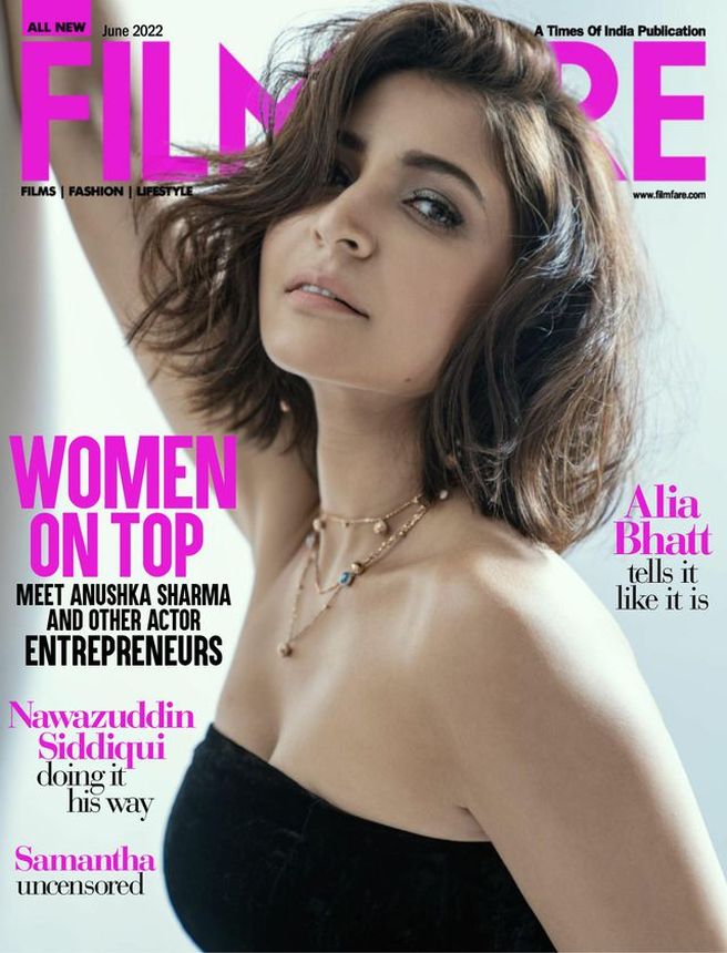 FILMFARE magazine side cover  June 2022