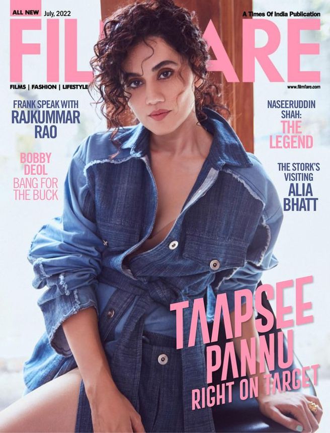 FILMFARE magazine side cover  July 2022