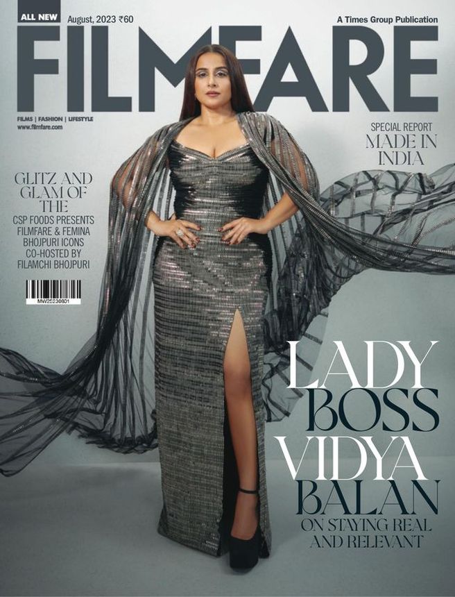 FILMFARE magazine side cover  August 2023