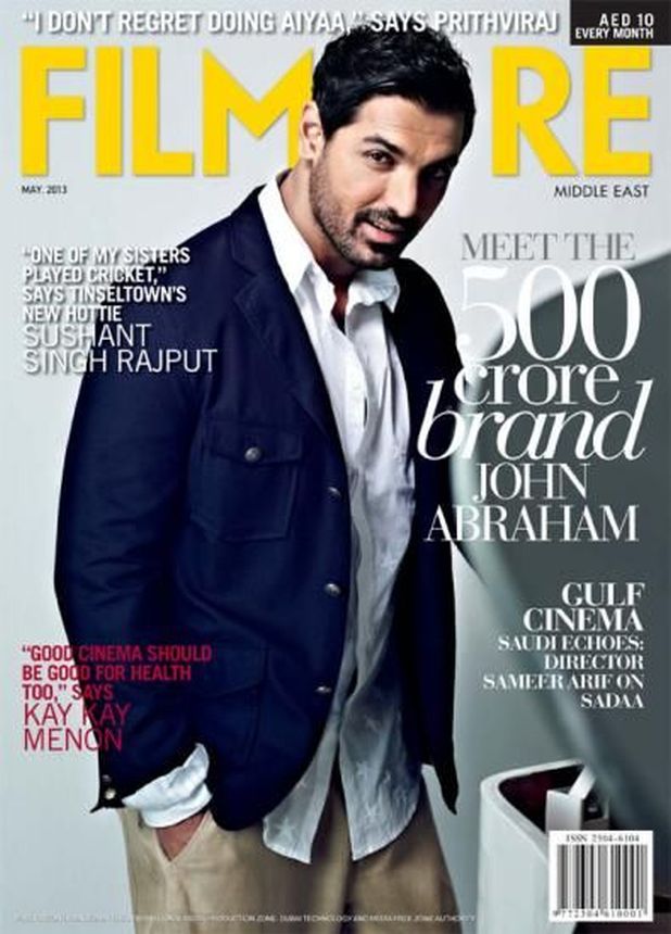FILMFARE UNITED ARAB EMIRATES magazine side cover  May 2013