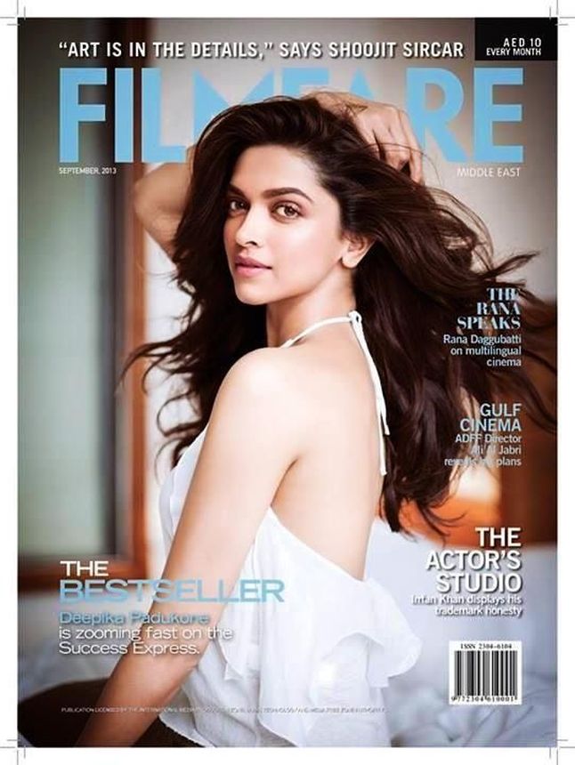 FILMFARE UNITED ARAB EMIRATES magazine side cover  September 2013