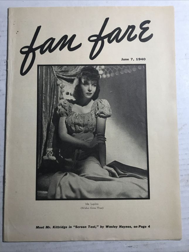 FAN FARE (USA) magazine side cover 7 June 1940