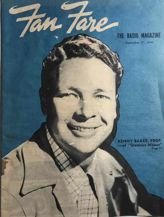 FAN FARE (USA) magazine side cover 27 September 1946