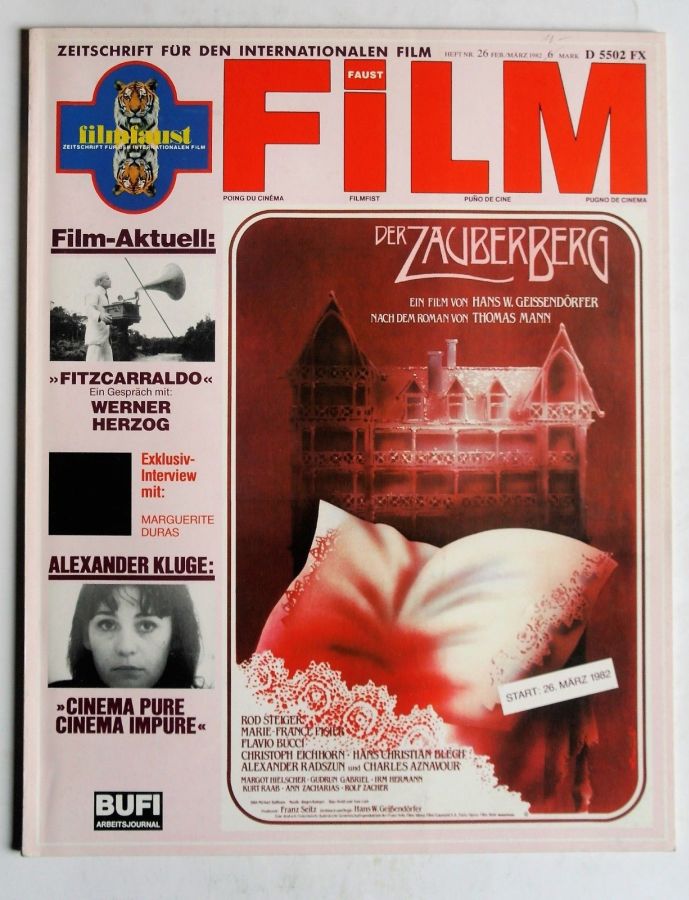 FILMFAUST magazine side cover Issue 26  February/March 1982
