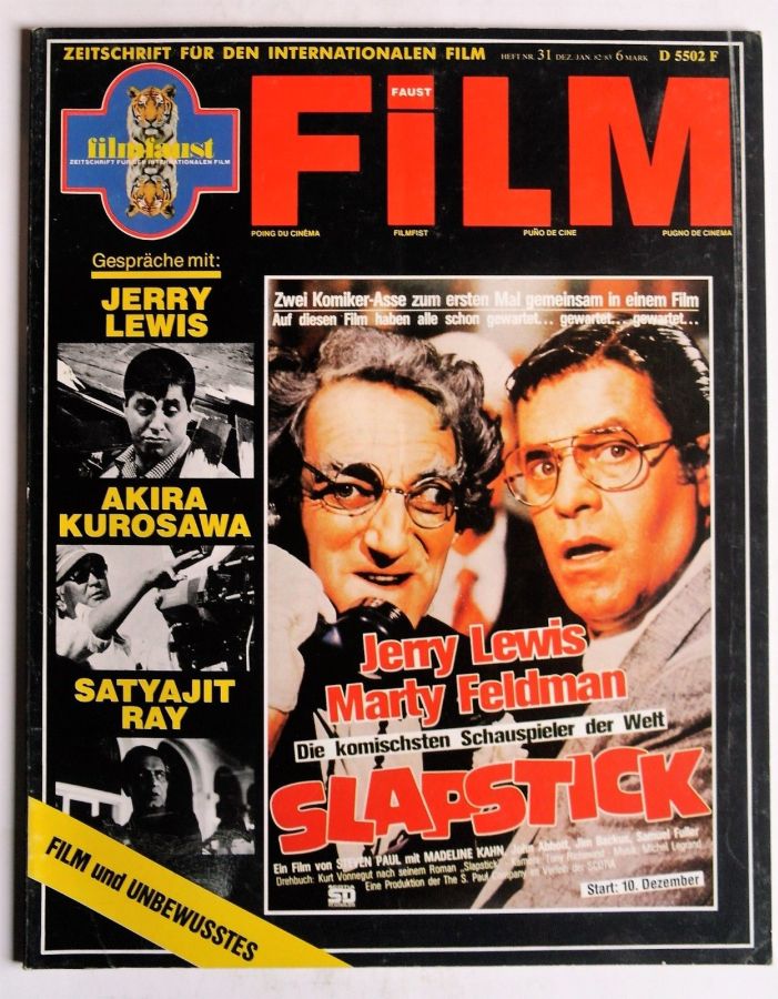FILMFAUST magazine side cover Issue 31  December 1982/ January 1983 