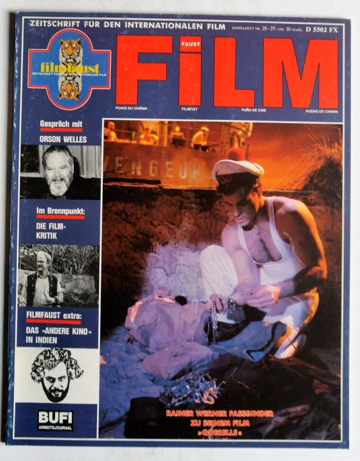 FILMFAUST magazine side cover Issue 28-9   1982