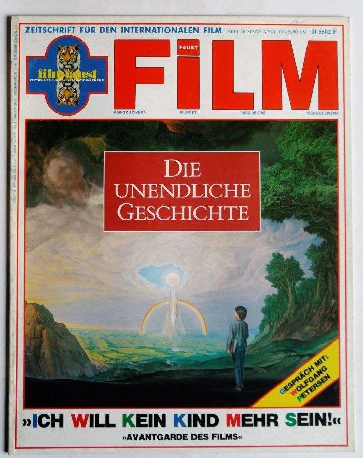 FILMFAUST magazine side cover Issue 38  March/April 1984