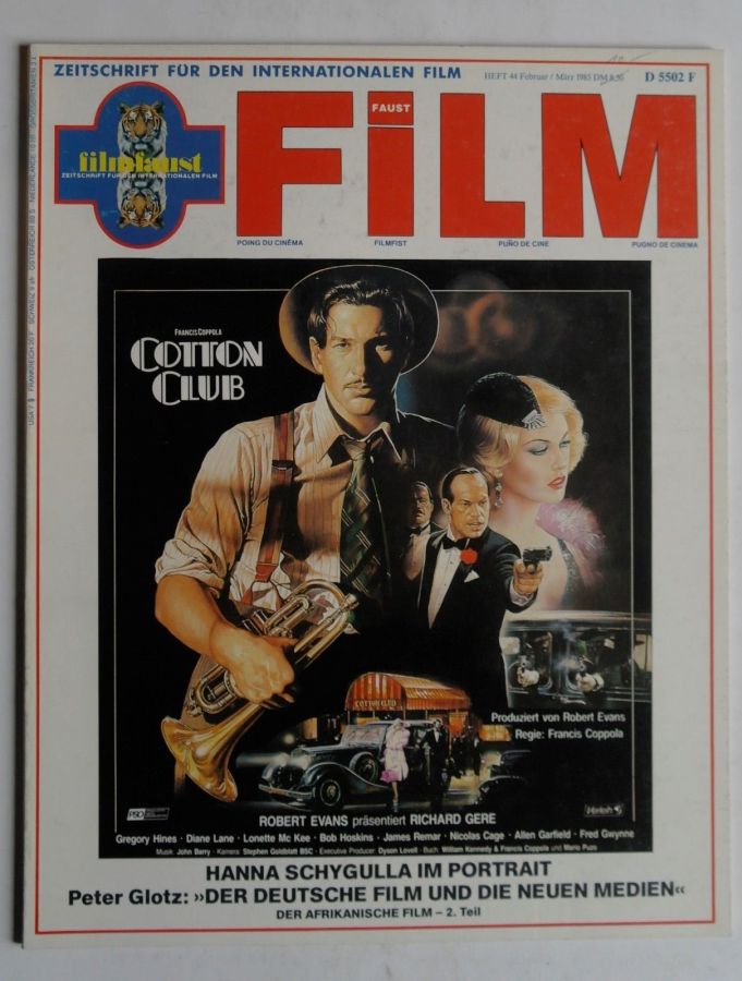 FILMFAUST magazine side cover Issue 44  February/March 1985