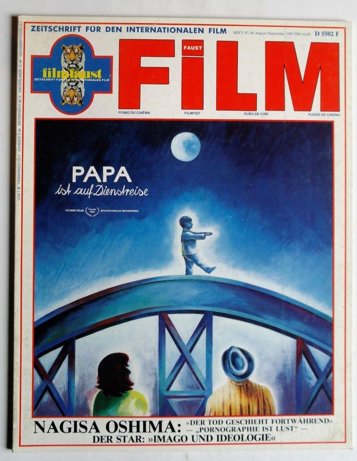 FILMFAUST magazine side cover Issue 47-8  August/September 1985