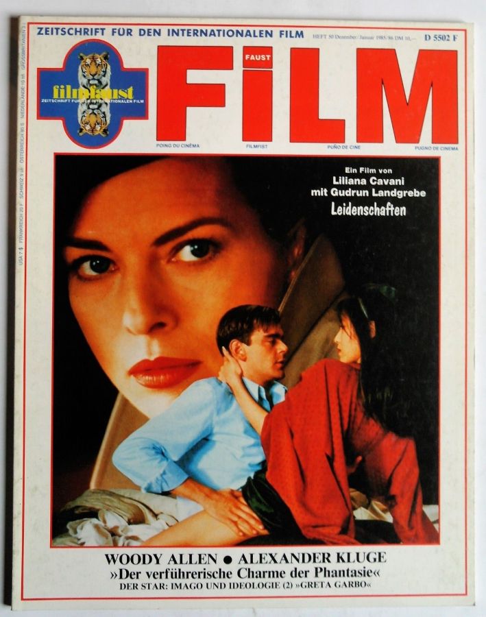 FILMFAUST magazine side cover Issue 50  December 1985/ January 1986 