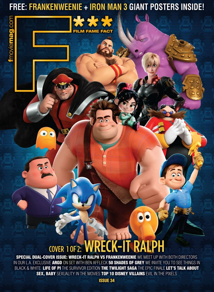 F*** magazine side cover Issue 34 November 2012