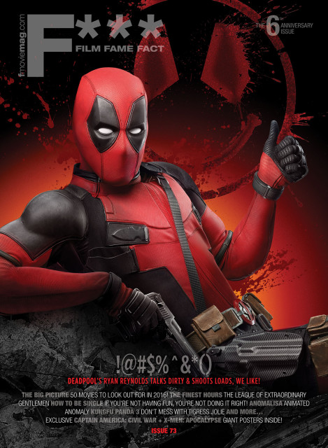 F*** magazine side cover Issue 73 February 2016