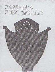FANDOMS FILM GALLERY magazine side cover Issue 1 May 1975
