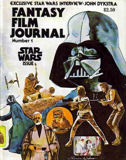 FANTASY FILM JOURNAL magazine side cover Issue 1  1977