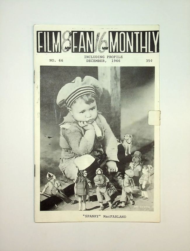 FILM FAN MONTHLY magazine side cover Issue 66 December 1966