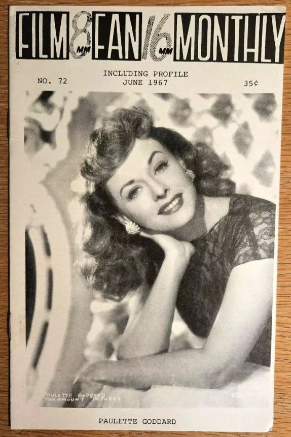 FILM FAN MONTHLY magazine side cover Issue 72 June 1967
