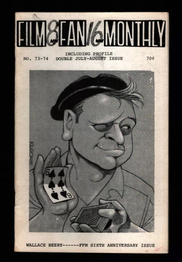 FILM FAN MONTHLY magazine side cover Issue 73 /74 July/August 1967