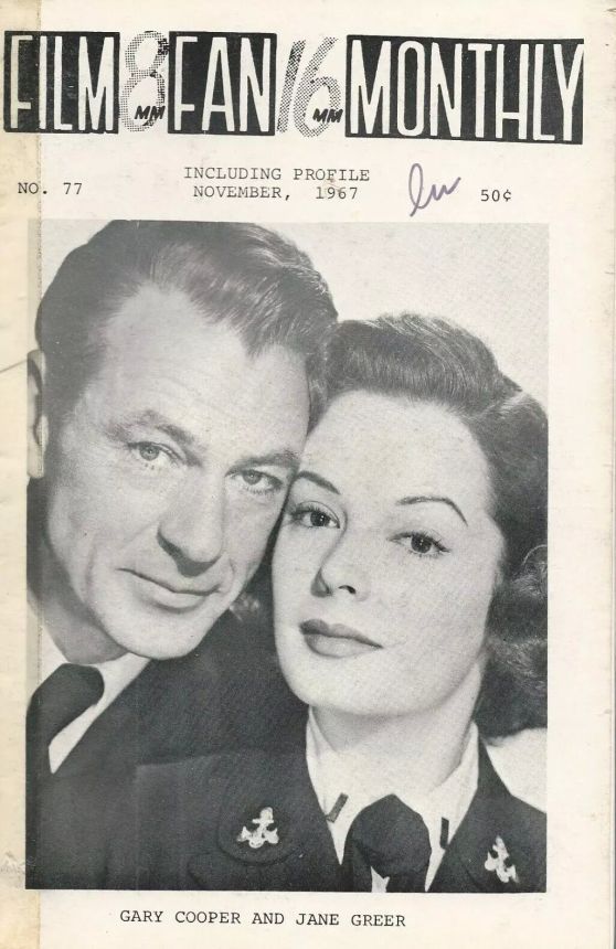 FILM FAN MONTHLY magazine side cover Issue 77 November 1967