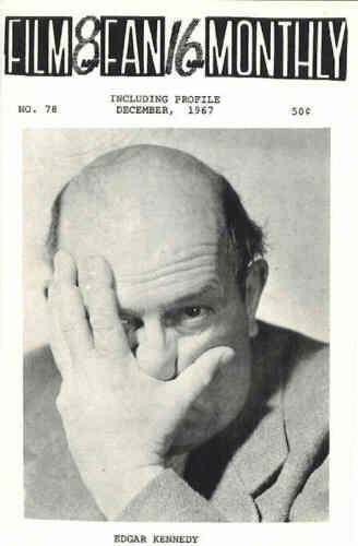 FILM FAN MONTHLY magazine side cover Issue 78 December 1967