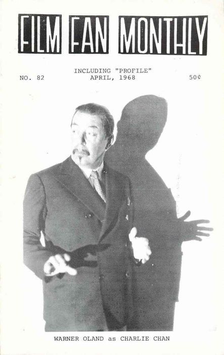 FILM FAN MONTHLY magazine side cover Issue 82 April 1968