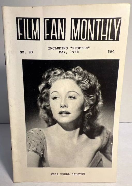 FILM FAN MONTHLY magazine cover Issue 83 May 1968
